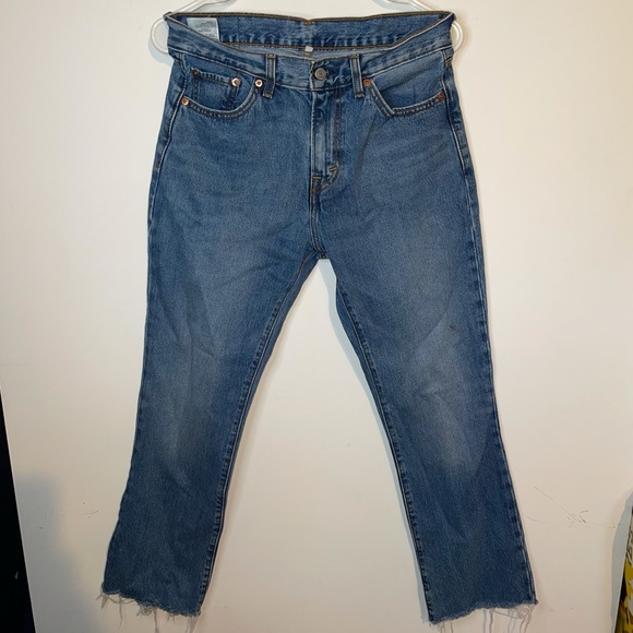 Levi's | Jeans | Levis High Waisted Frayed Jeans | Poshmark